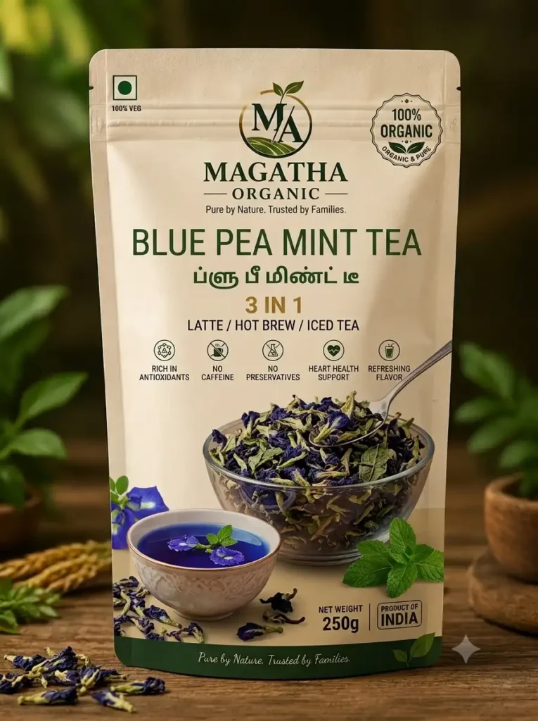 Blue Pea Mint Tea