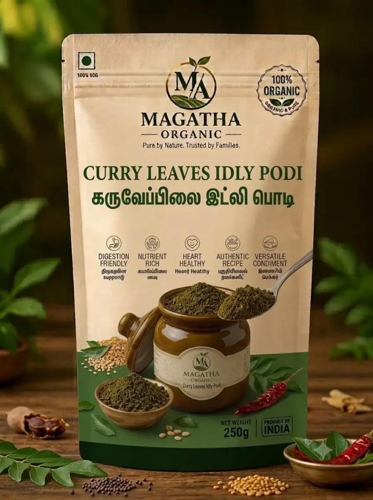 Curry Leaves Idly Podi