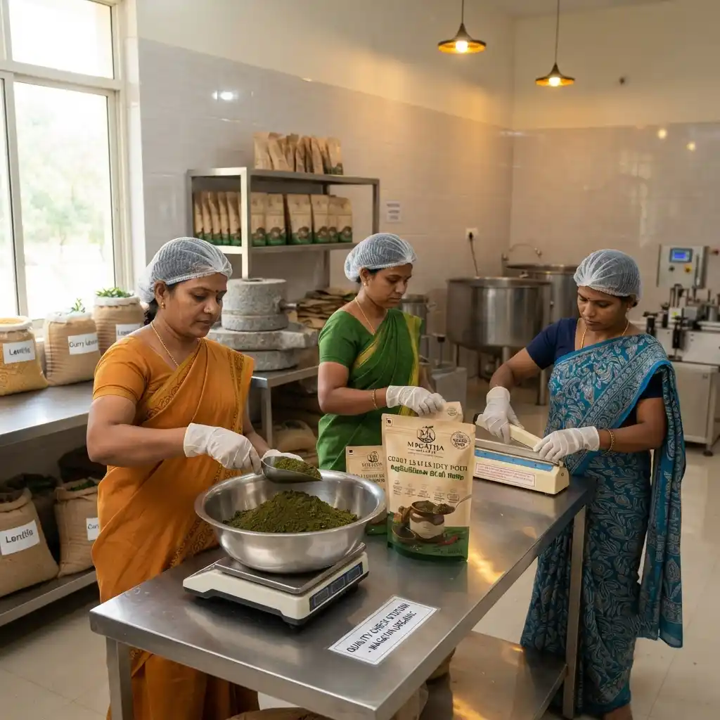 Hygienic packaging of Magatha Organic products